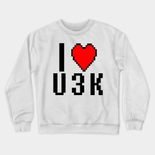 8-bit Love You 3K Crewneck Sweatshirt